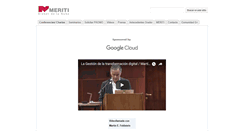 Desktop Screenshot of eventos.meriti.com